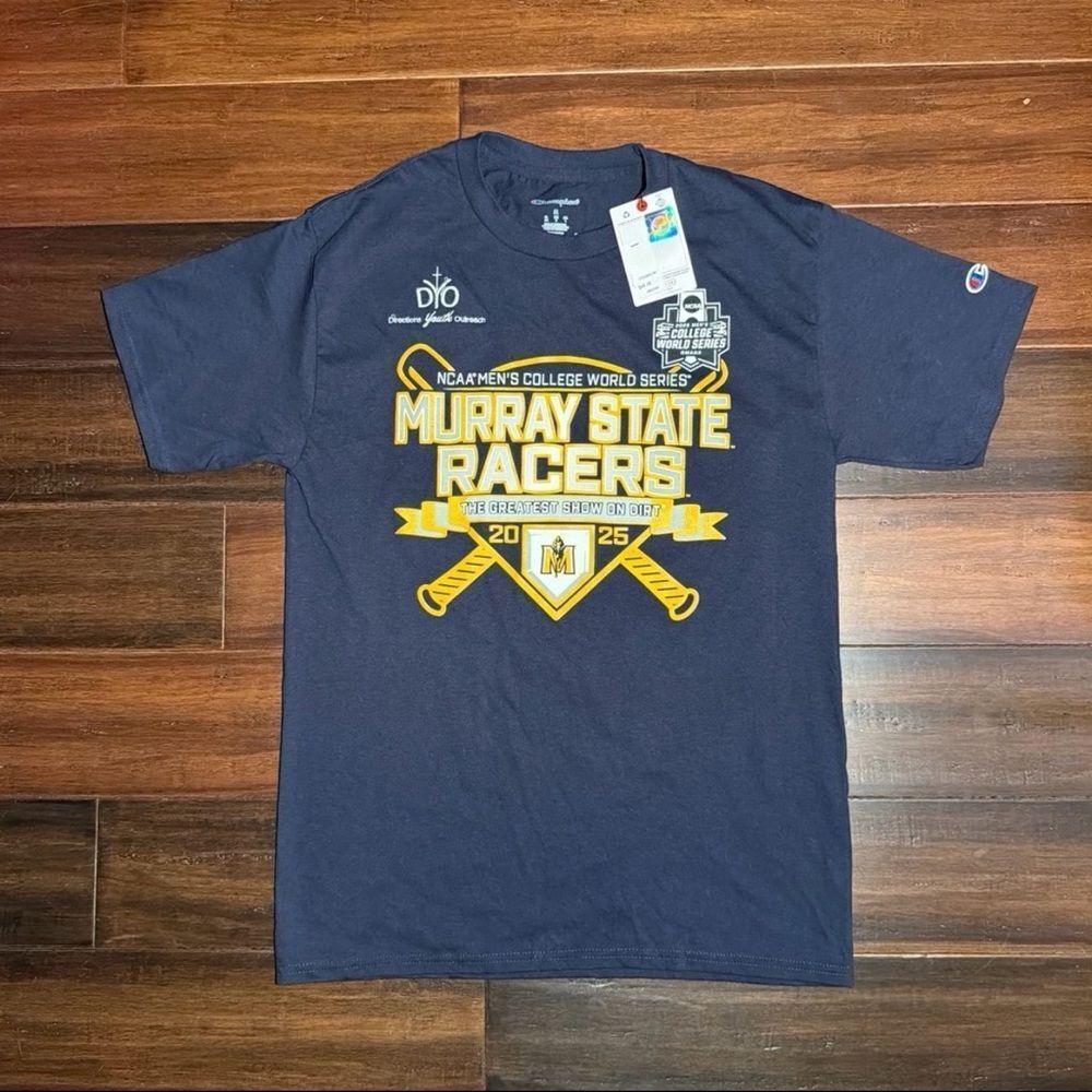 Murray State Racers 2025 NCAA Men’s College World Series Tee - Picture 1 of 4